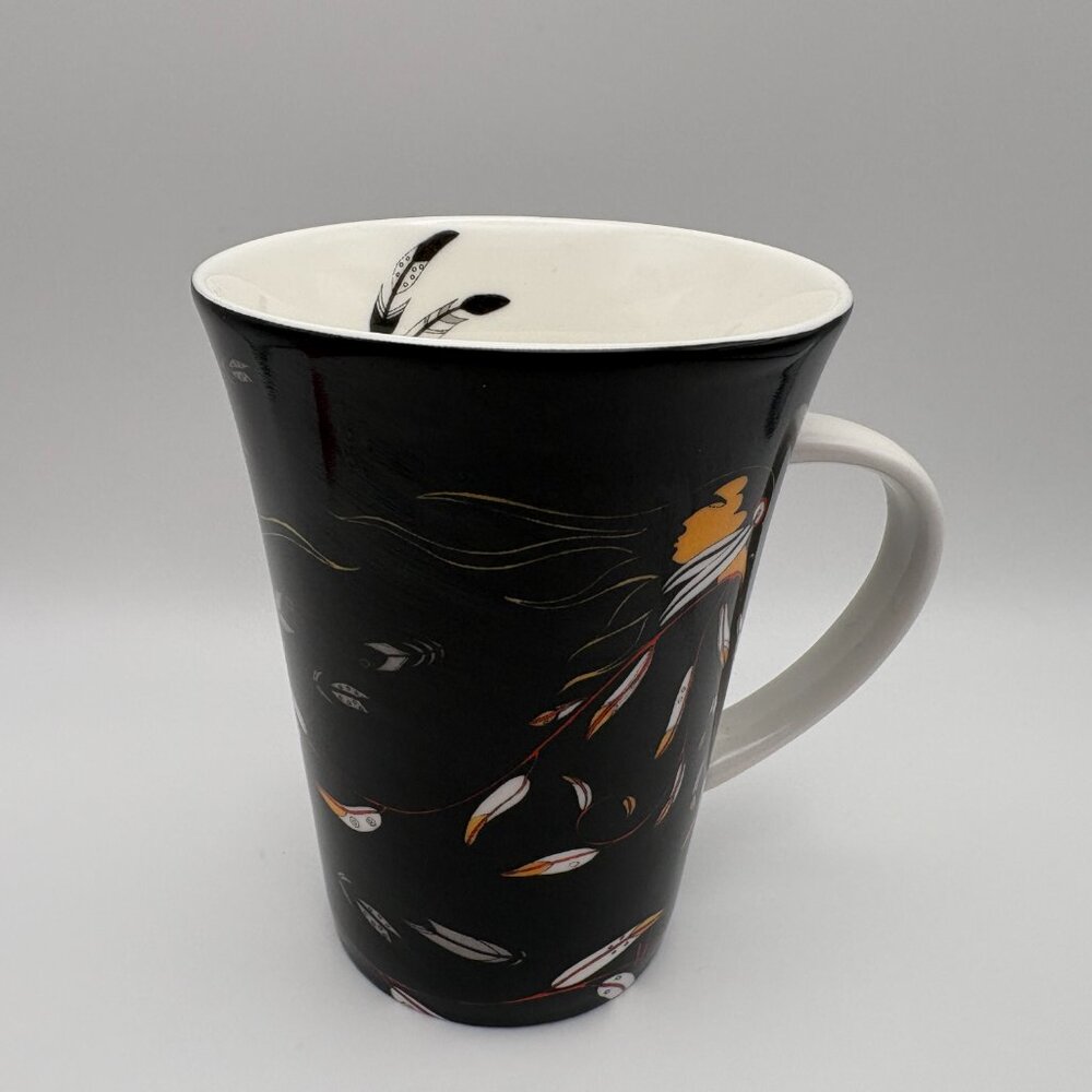 Sioux Artist Maxine Noel “Eagles Gift” Porcelain 10oz Coffee Mug (SKU: 297MI)